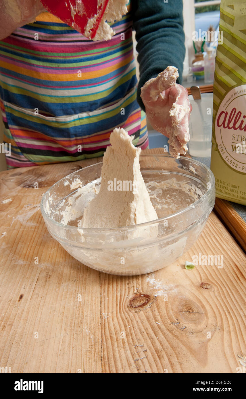 making soda bread Stock Photo Alamy
