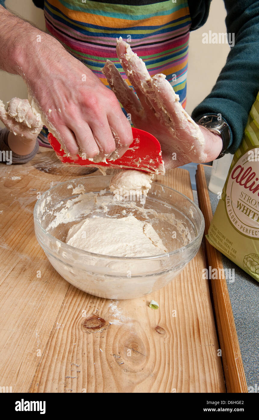 making soda bread Stock Photo Alamy