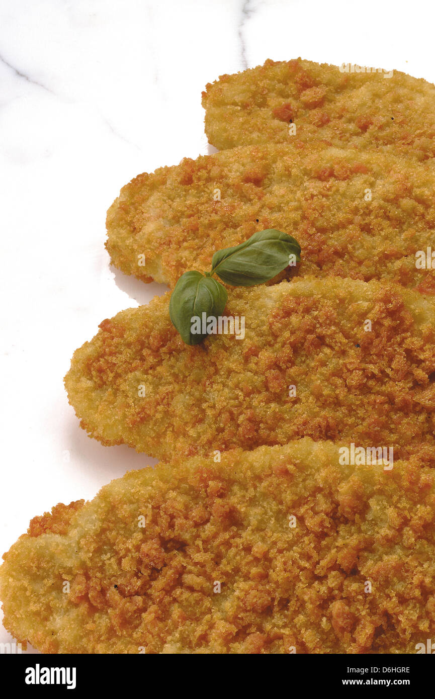 Escalope of veal Stock Photo Alamy