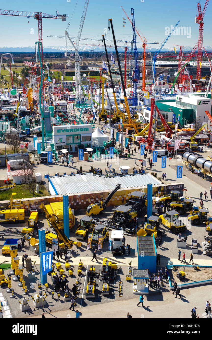 the world biggest trade fair for building machines, titled BAUMA 2013