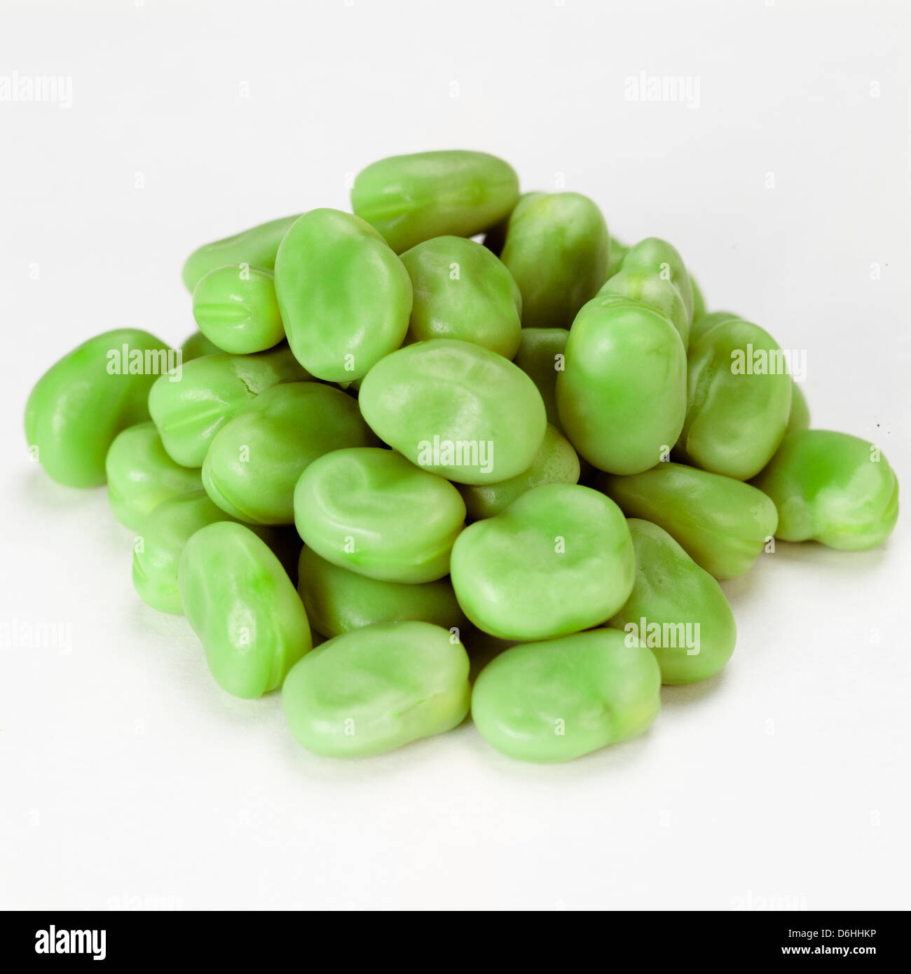 Frozen Broad Beans Stock Photo Alamy