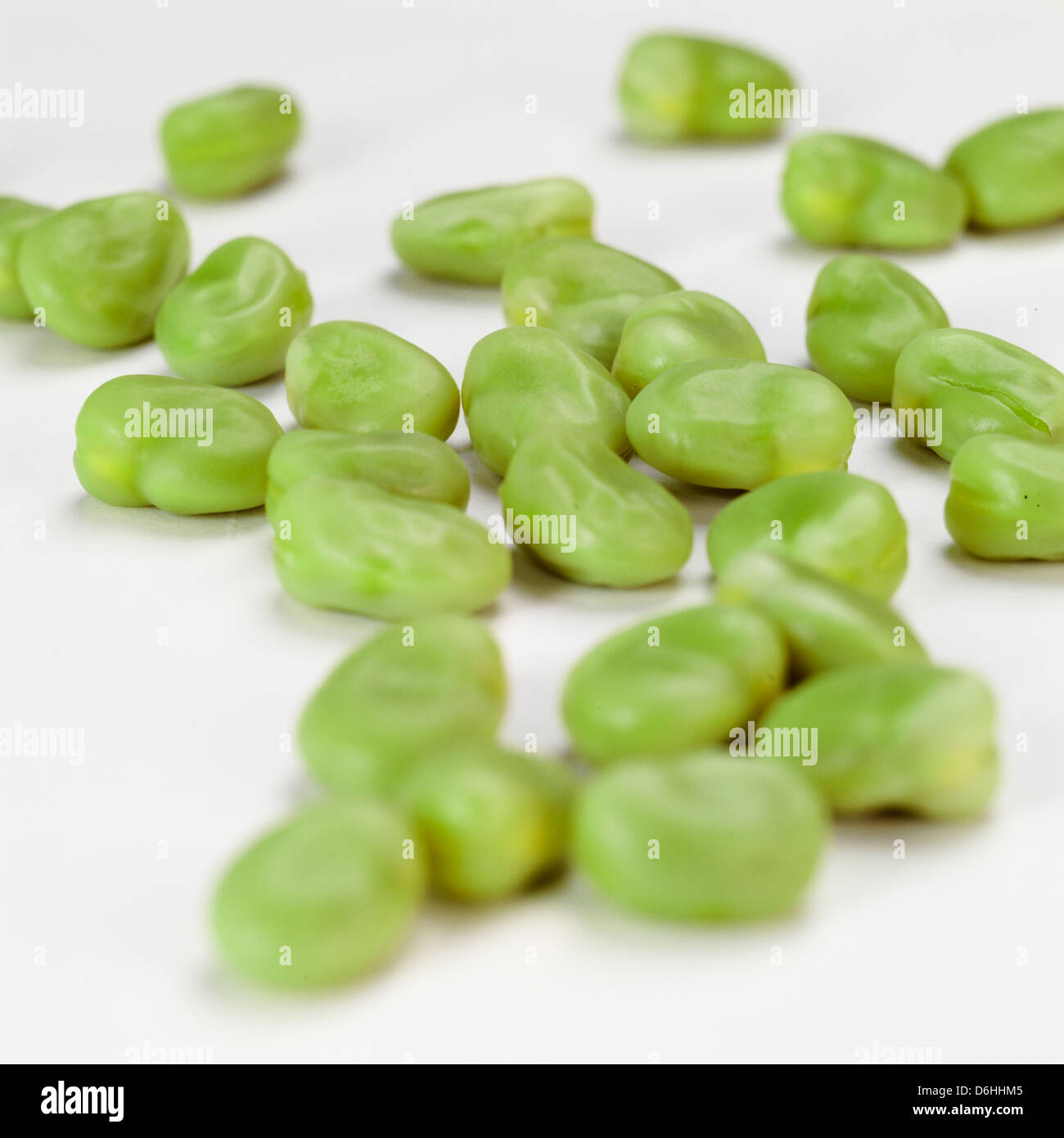 Frozen Broad Beans Stock Photo Alamy