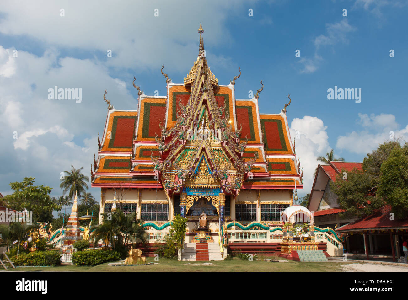 Wat Plai Laem in Koh Samui, Thailand Stock Photo