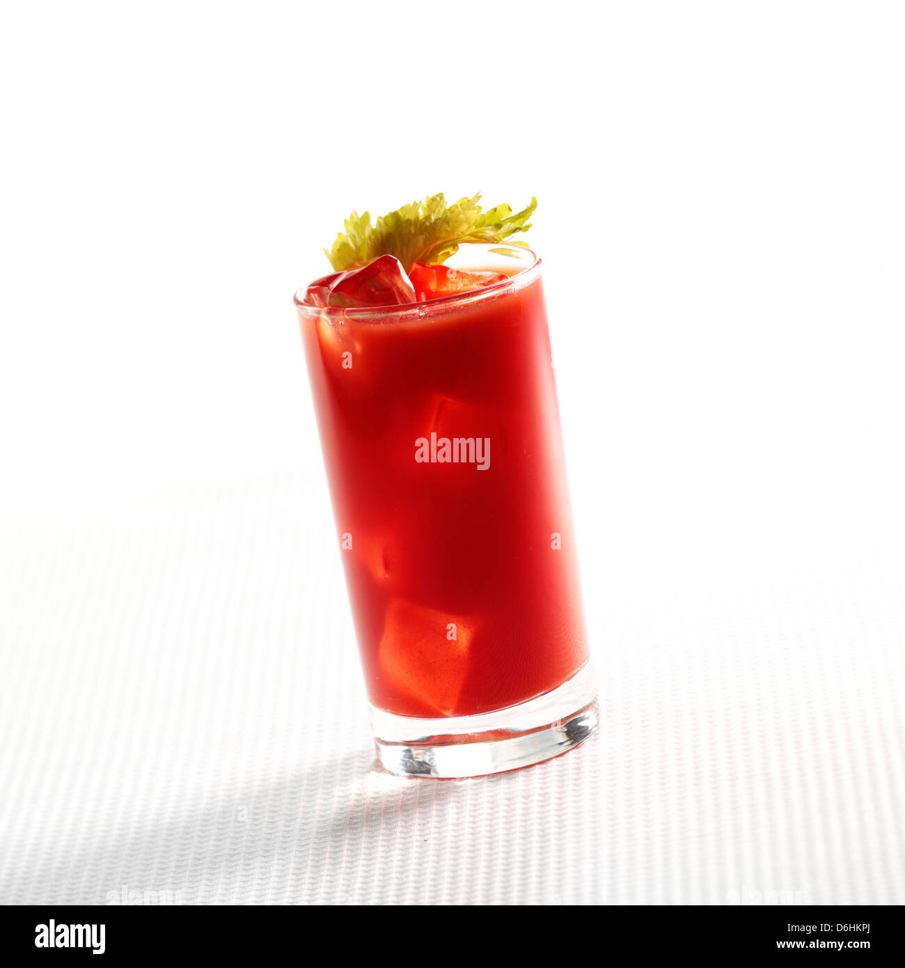 Bloody mary with celery Stock Photo Alamy