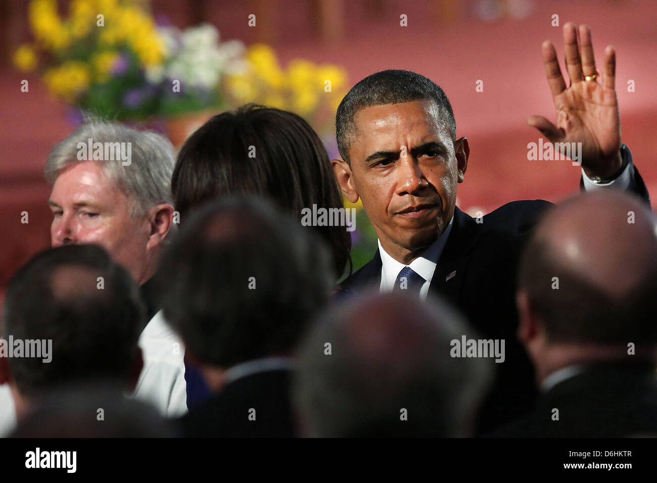 Boston, Massachusetts, USA. 18th April, 2013. United States President