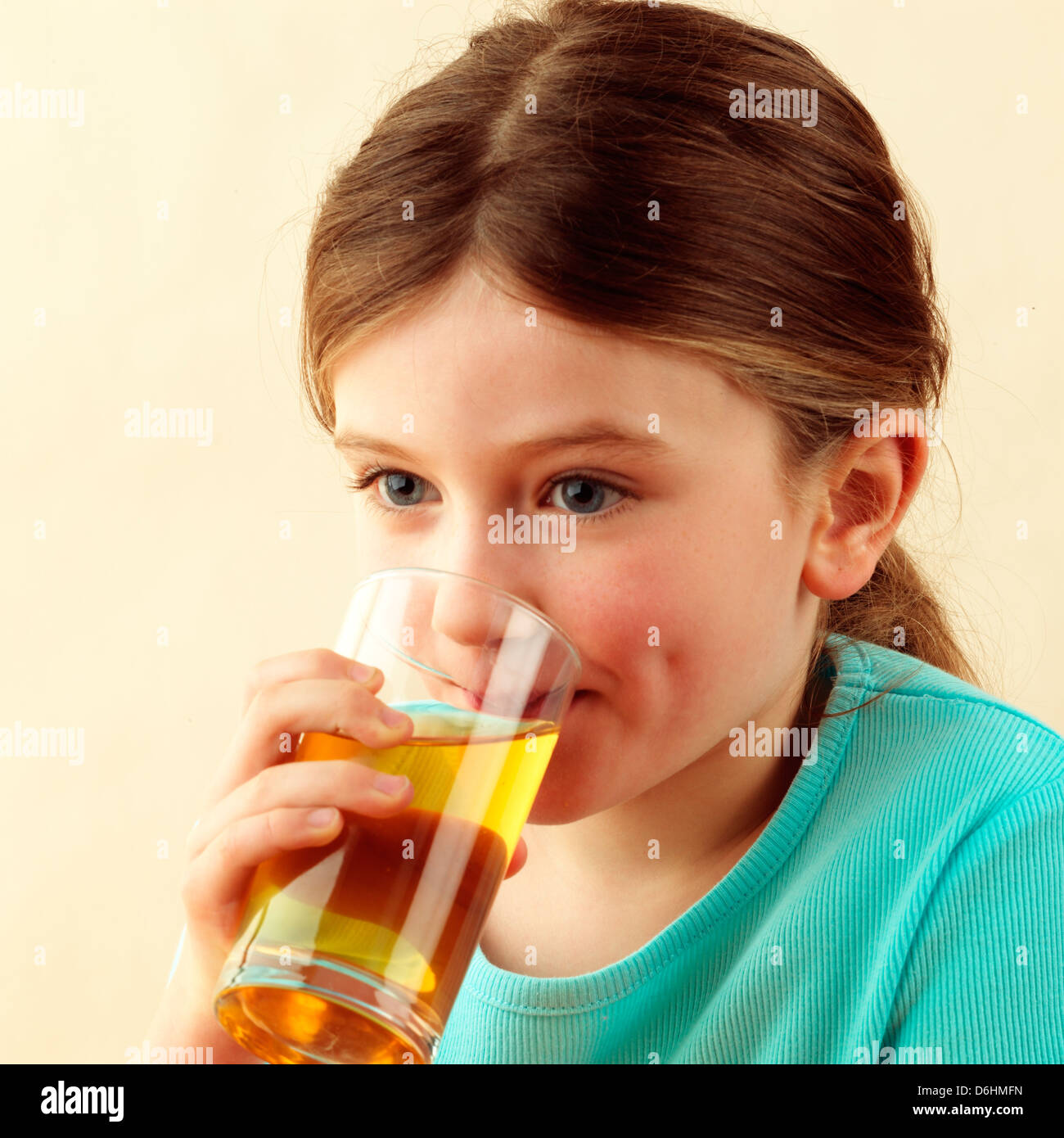 Drinking Apple Juice Good For You Girl drinking apple juice Stock Photo - Alamy