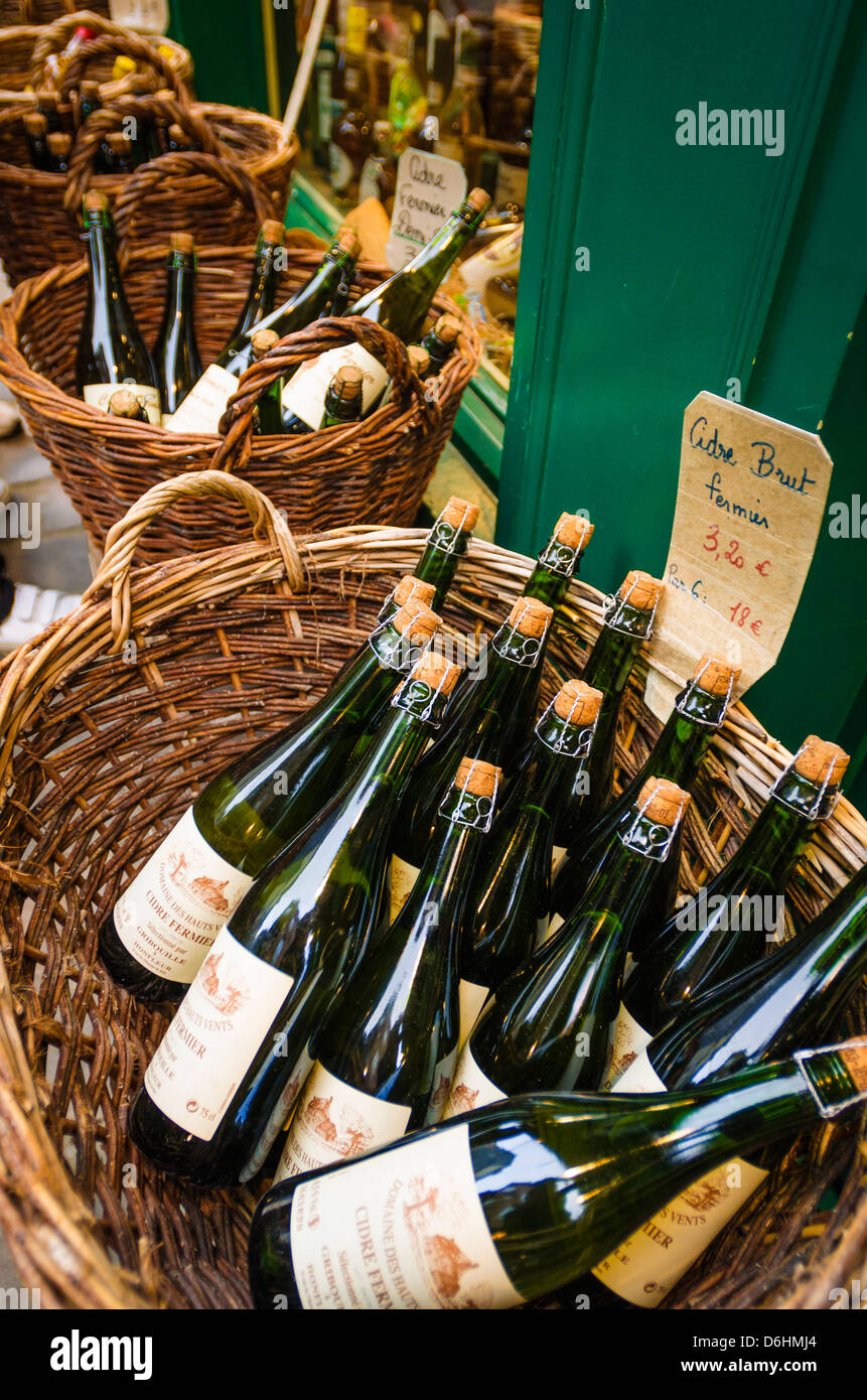 Calvados cider, Honfleur, Normandy, France Stock Photo Alamy