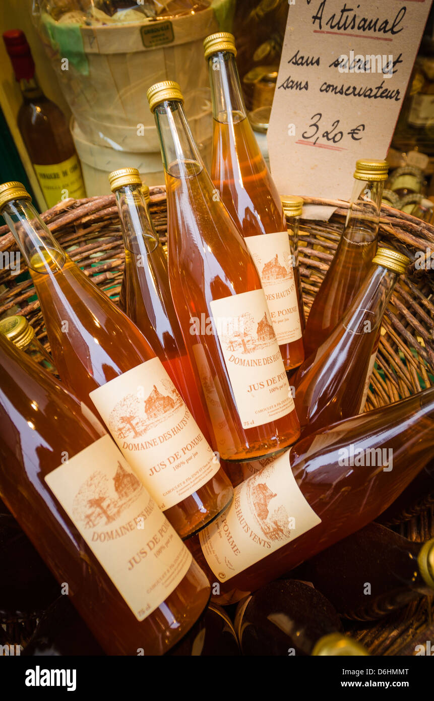 Calvados cider, Honfleur, Normandy, France Stock Photo Alamy
