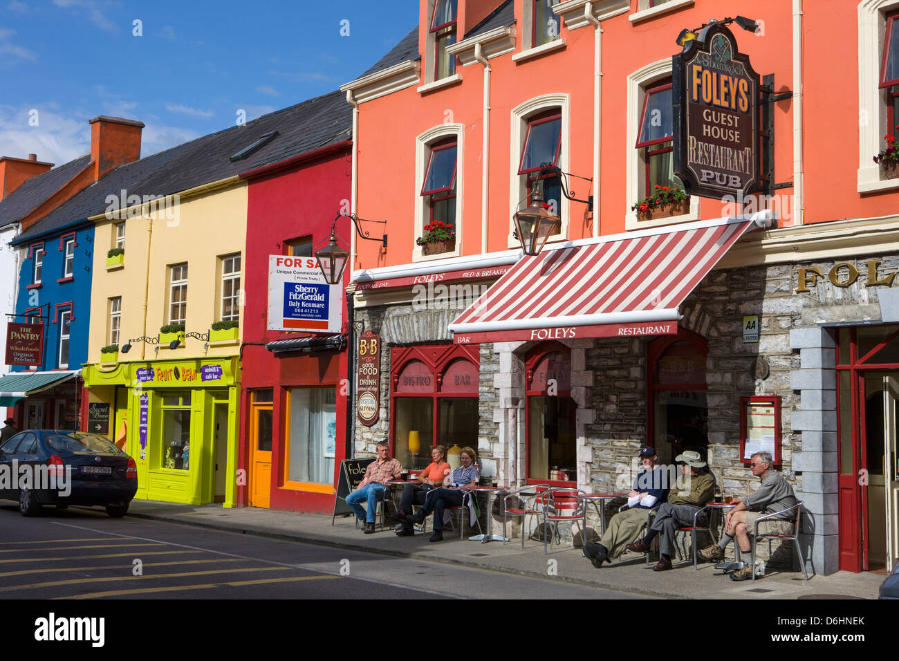 Kenmare. County Kerry. Ireland. Shop fronts Stock Photo Alamy