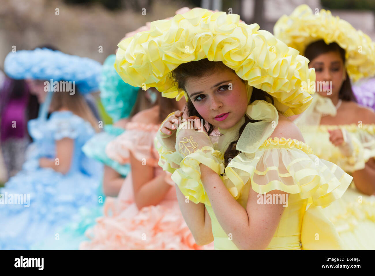 Southern belle dress hi-res stock photography and images - Alamy