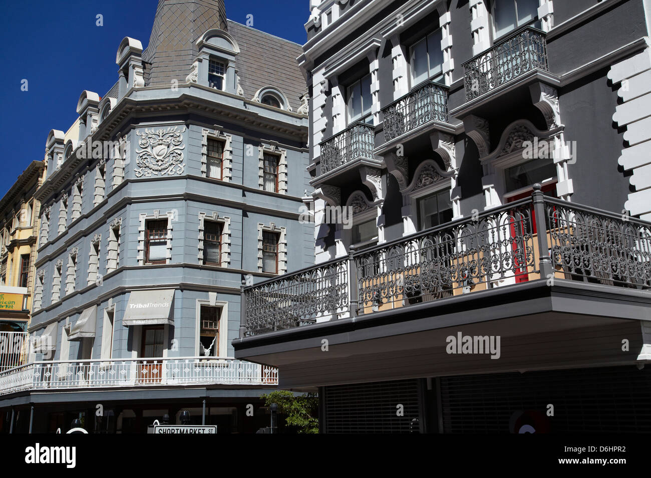 Historic buildings, Long Street, Cape Town, South Africa Stock Photo