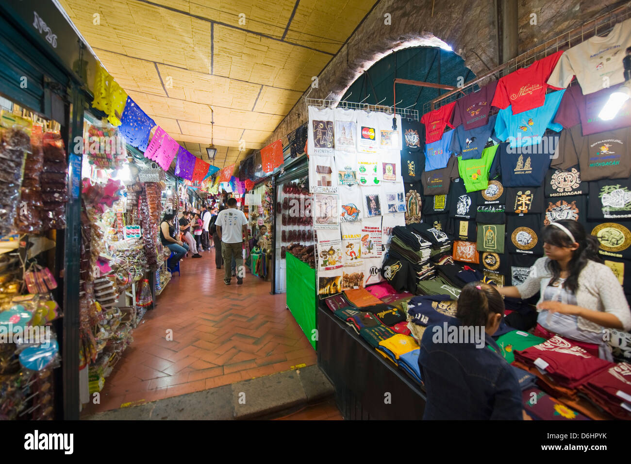 Mercado de Dulces, Morelia, Michoacan state, Mexico, North America Stock Photo