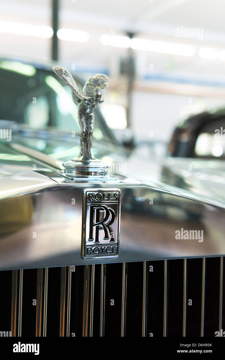 A view of Rolls Royce Silver shadow II car Stock Photo
