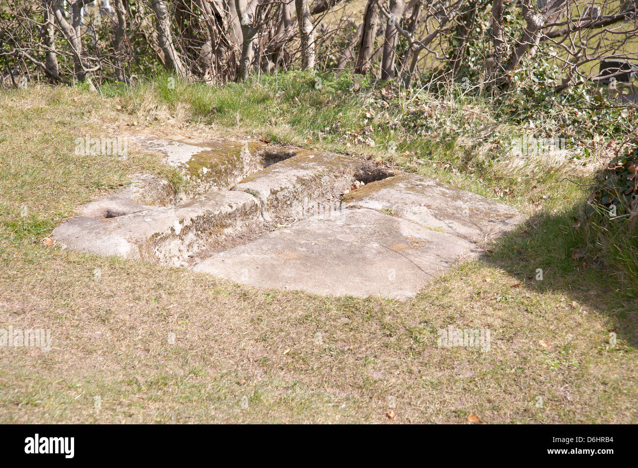 Viking graves, Heysham Head Stock Photo