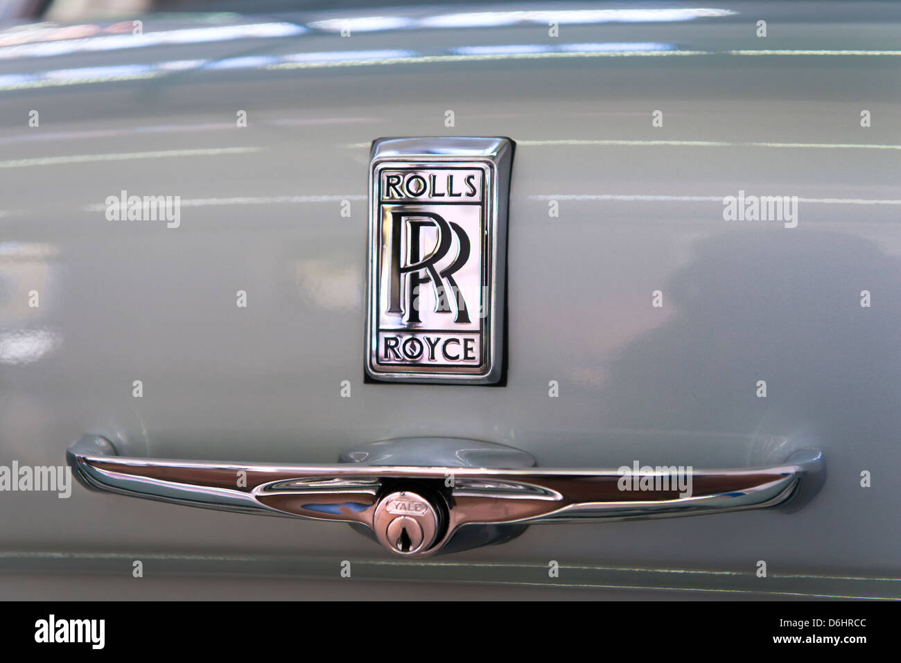 A view of Rolls Royce Silver shadow II car Stock Photo