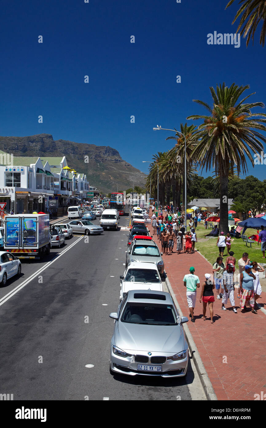 Camps Bay, Cape Town, South Africa Stock Photo