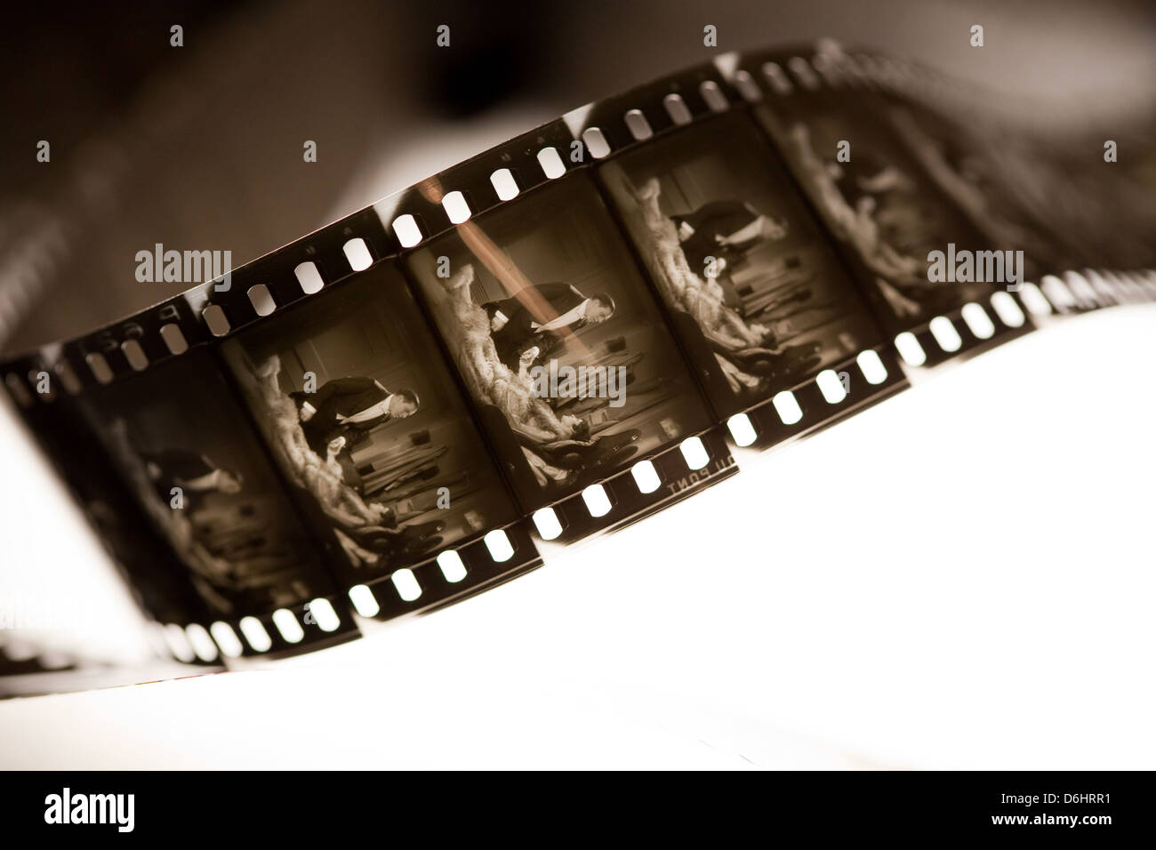 Old celluloid film Stock Photo - Alamy