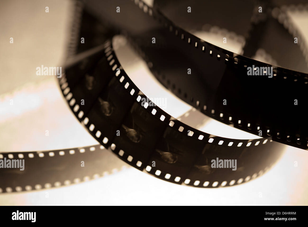 Old celluloid film Stock Photo - Alamy