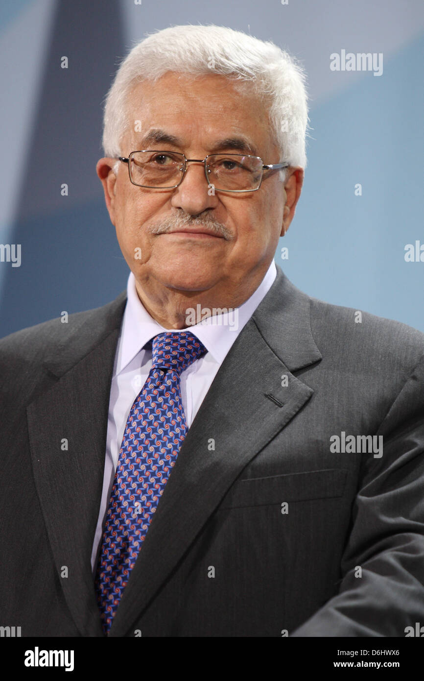 Berlin, Germany, Mahmoud Abbas, President of the Palestinian Autonomiebehoerde Stock Photo