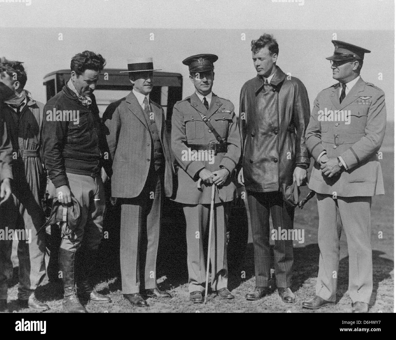 Charles lindbergh plane Black and White Stock Photos & Images Alamy