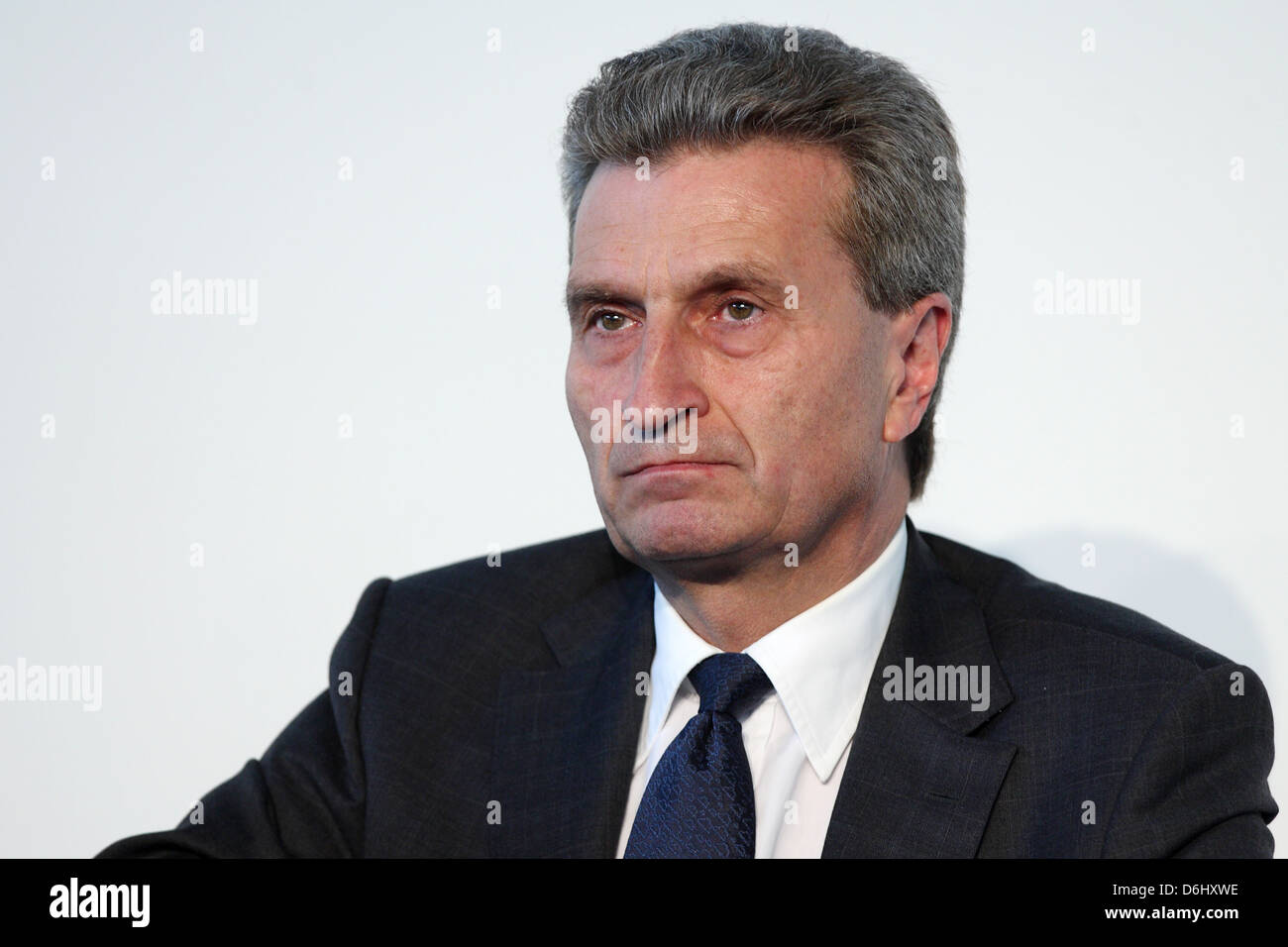 Berlin, Germany, Guenther Oettinger, CDU, European Commissioner for Energy Stock Photo