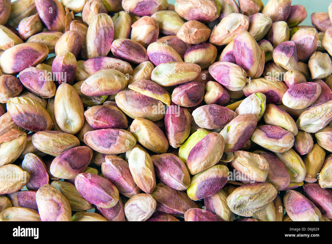 Shelled Pistachio Nuts Closeup Background Stock Photo