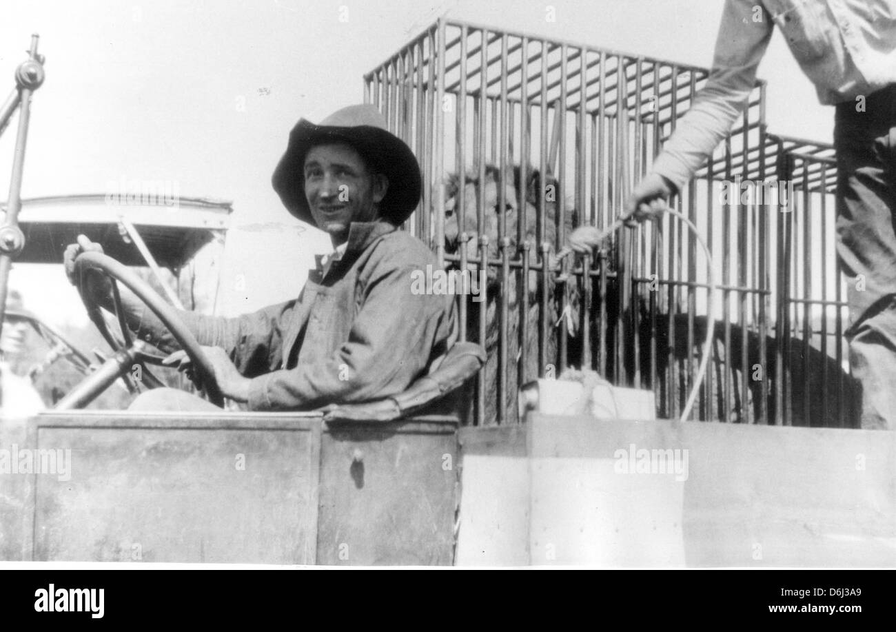 04-00741 Leo the MGM Lion's Ryan Brougham 1927 Stock Photo