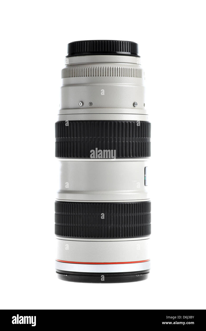 Close up shot of a tele lenses Stock Photo