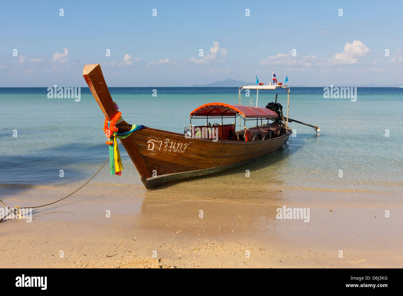 Longtail Boat - Ko Phi Phi Don - Krabi Province - Thailand Stock Photo