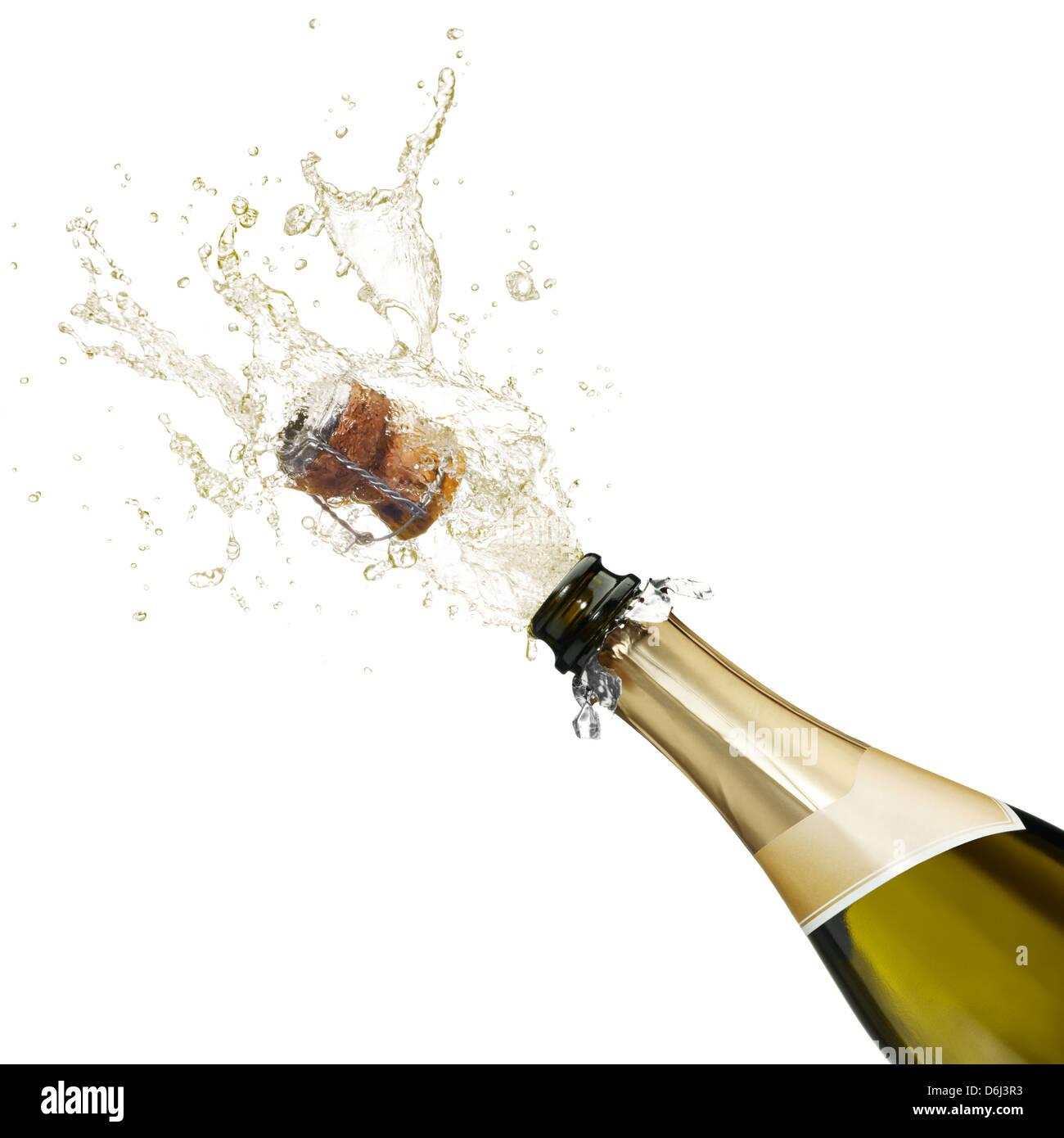 Champagne bottle popping isolated hi-res stock photography and images -  Alamy