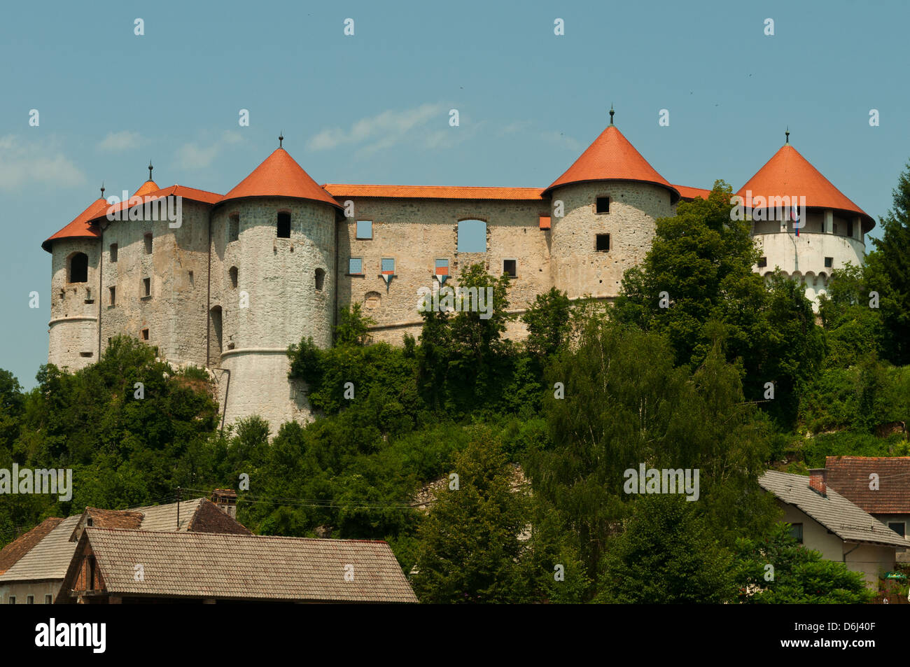Zuzemberk Castle, Slovenia Stock Photo - Alamy
