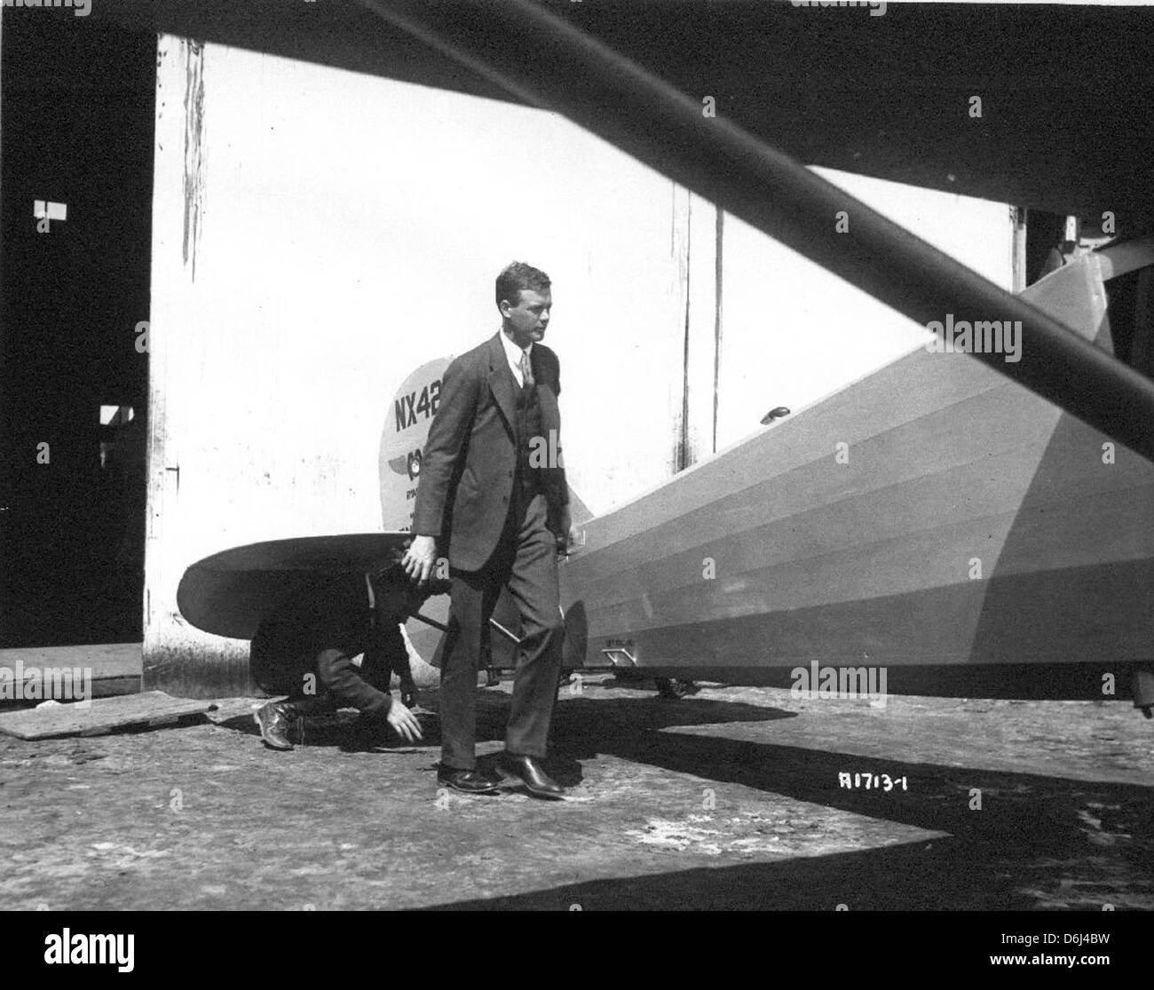 04-00629 Charles Lindbergh Stock Photo