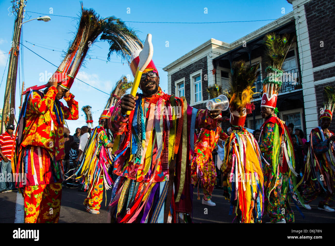 Carnival in Basseterre, St. Kitts, St. Kitts and Nevis, Leeward Islands, West Indies, Caribbean, Central America Stock Photo