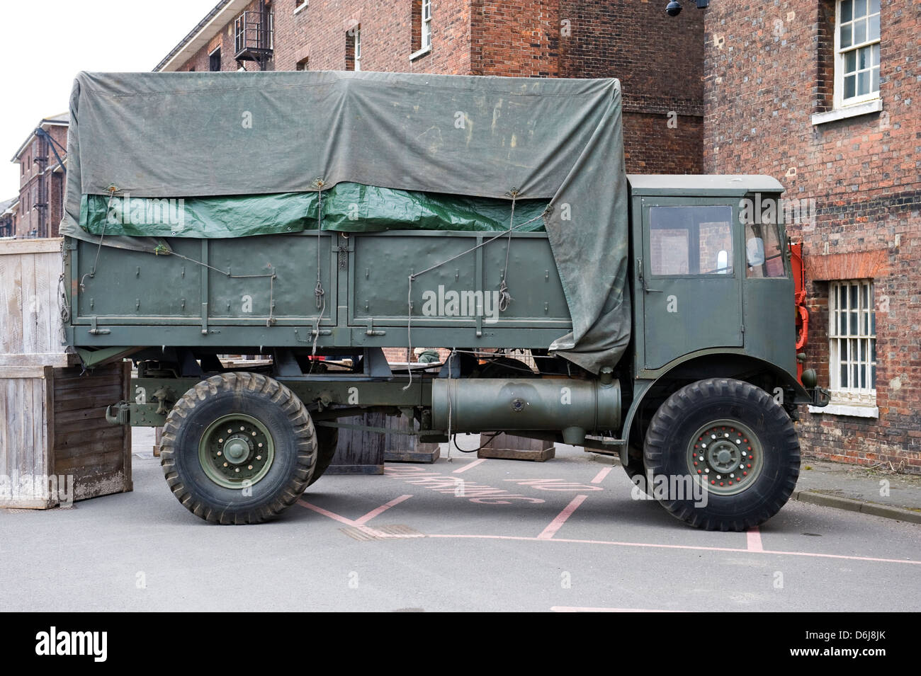 Vintage Military truck Stock Photo Alamy