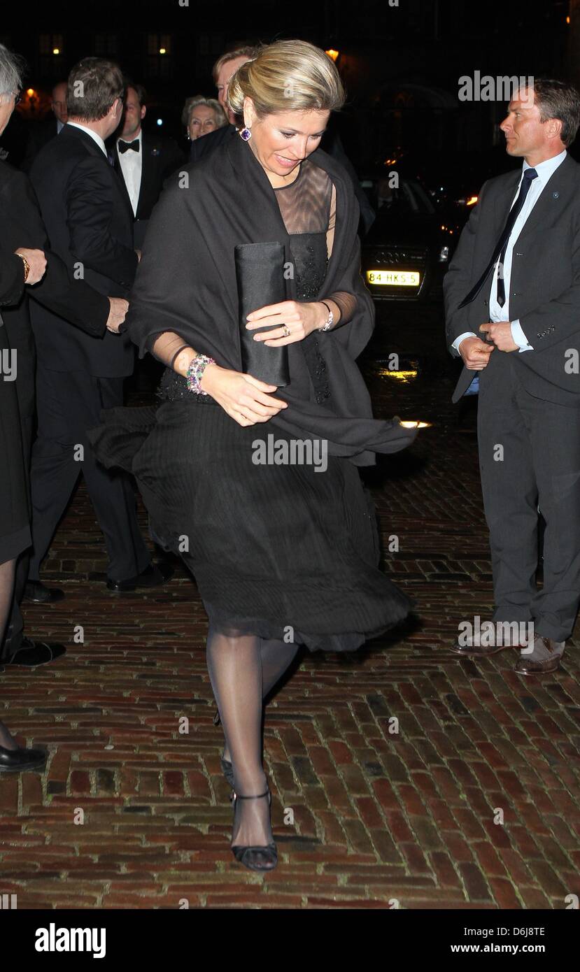 Princess Maxima of The Netherlands attends the gala diner on the ...
