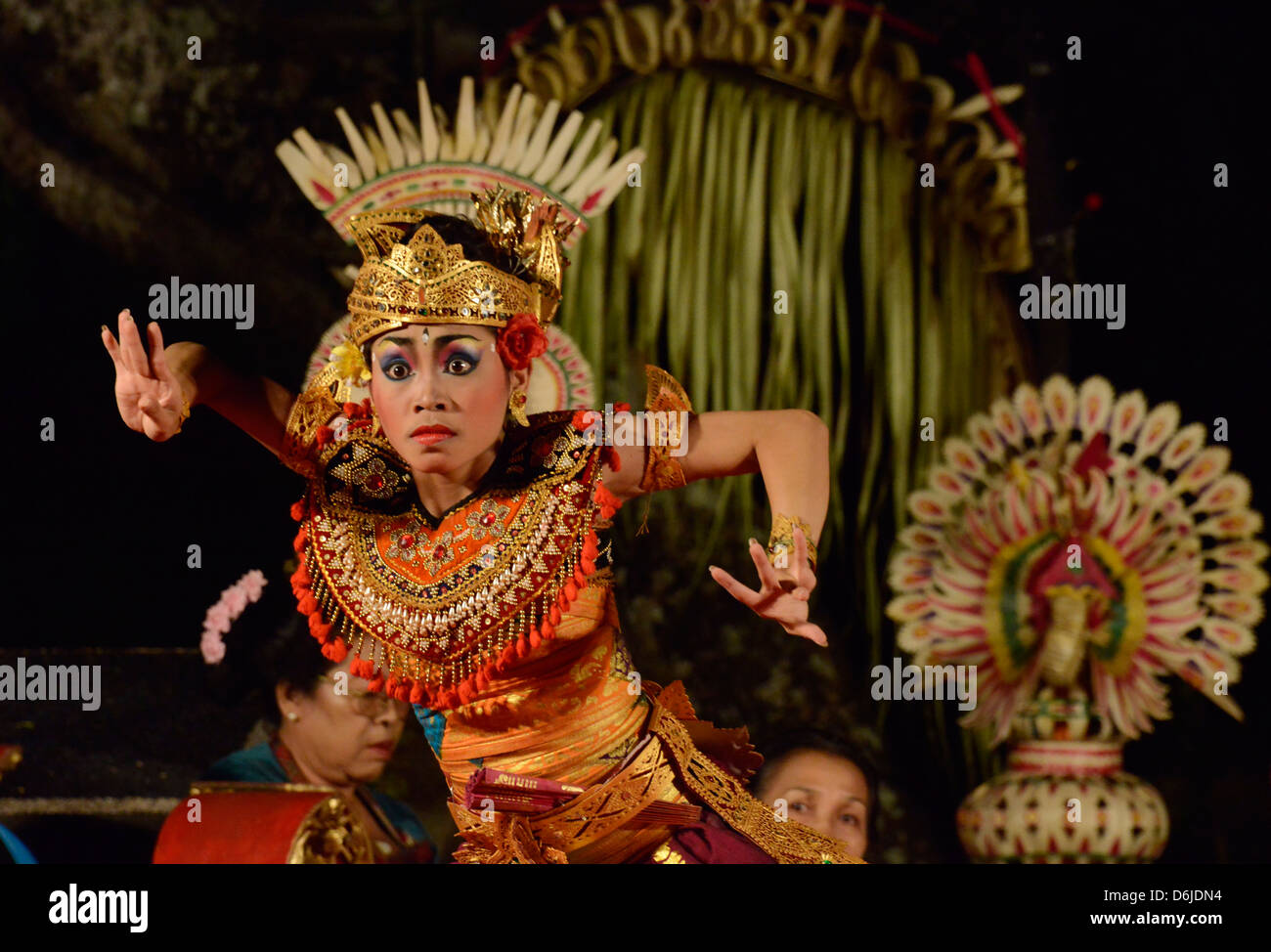 Balinese dancer, Ubud, Bali, Indonesia, Southeast Asia, Asia Stock Photo