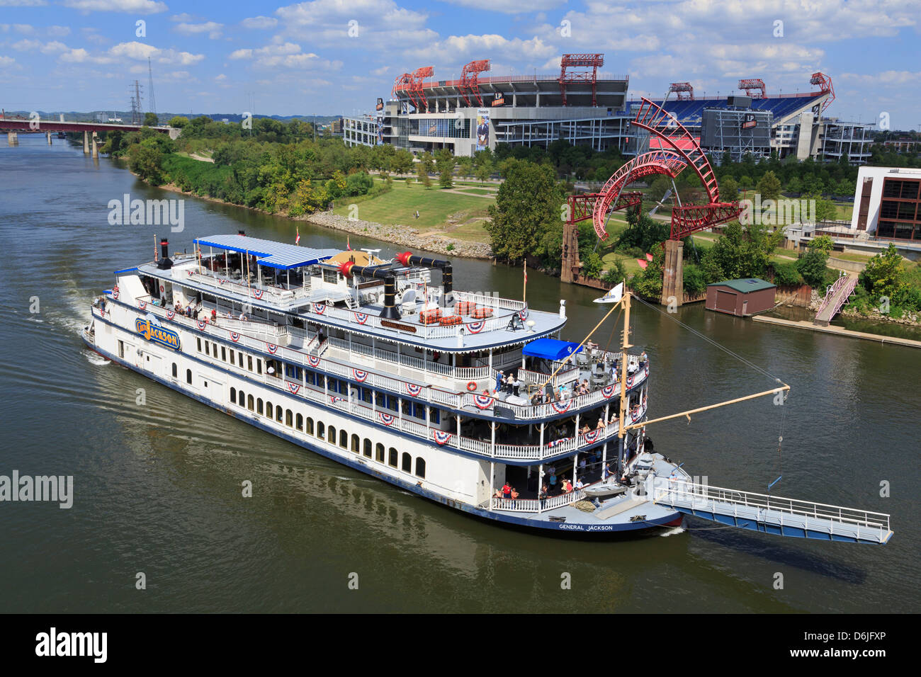 General Jackson Riverboat, Nashville, Tennessee, United States of America, North America Stock Photo
