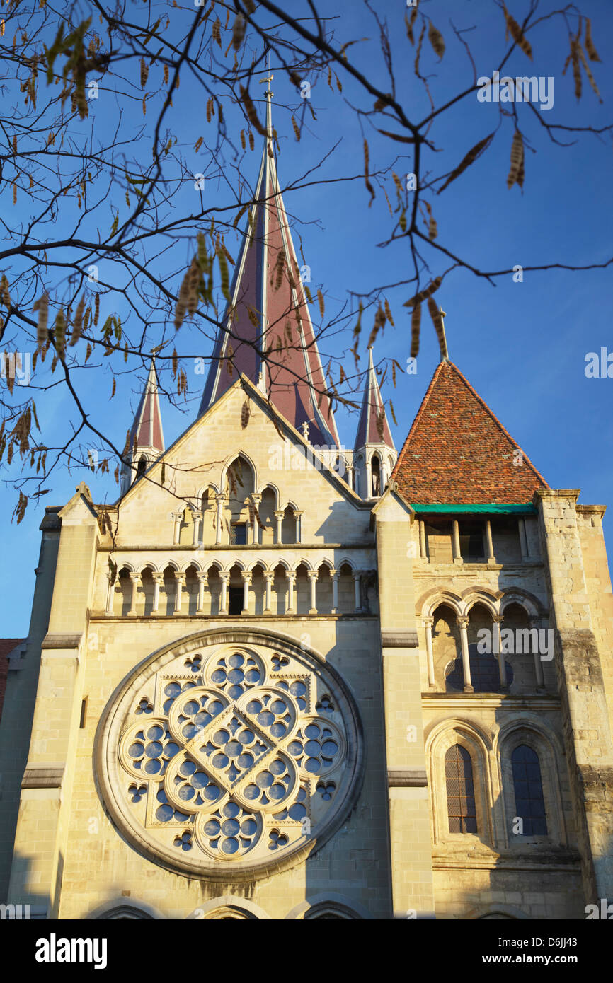 Lausanne Cathedral, Lausanne, Vaud, Switzerland, Europe Stock Photo