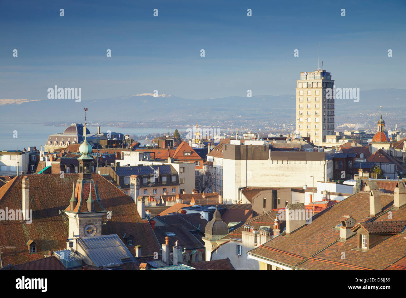 City skyline, Lausanne, Vaud, Switzerland, Europe Stock Photo Alamy