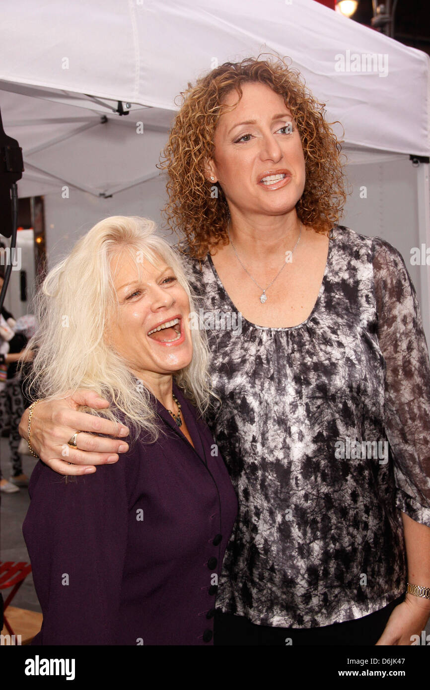 Ilene Kristen and Judy Gold Kickoff Event - 30th Anniversary of The League of Professional Theatre Women held in Duffy Square. Stock Photo