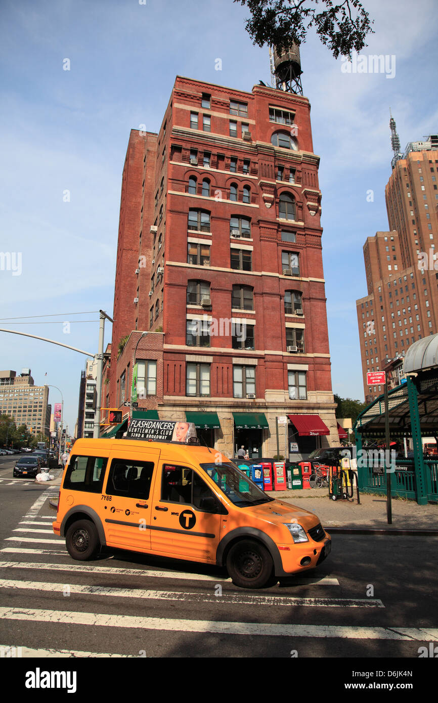 Street scene, Tribeca, Manhattan, New York City, United States of America, North America Stock Photo