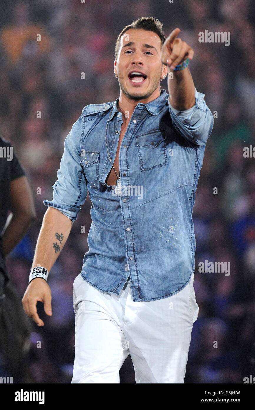 Shawn Desman performs on stage during 'WE Day' at the Air Canada Centre. Toronto, Canada 27.09
