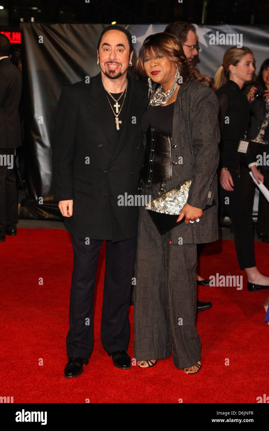 Deniece Williams and David Gest 'Michael Jackson: The Life of an Icon' film premiere held at the Empire Leicester Square - Stock Photo