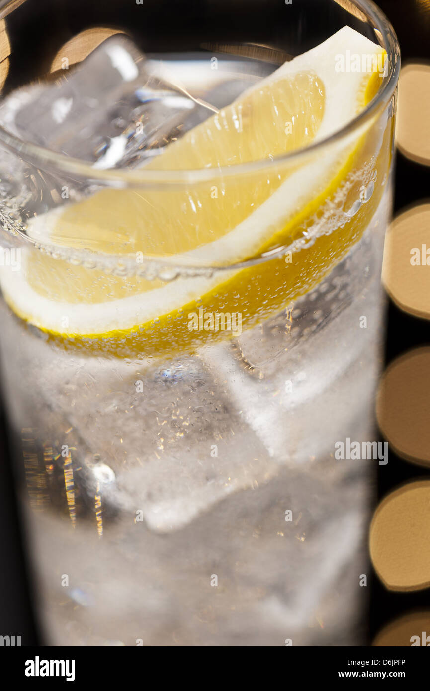 Gin Tonic Tom Collins on the dance floor Stock Photo Alamy