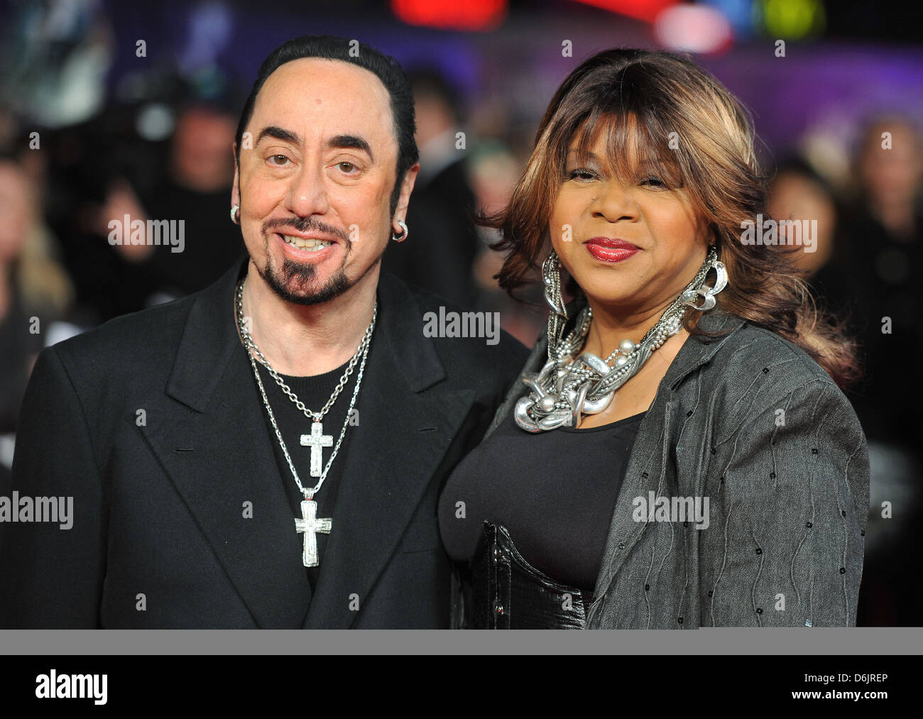 David Gest and Deniece Williams 'Michael Jackson: The Life of an Icon' film premiere held at the Empire Leicester Square - Stock Photo