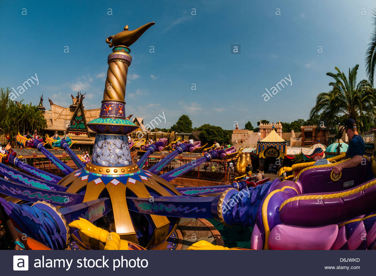 The Magic Carpets of Aladdin ride, Adventureland, Magic Kingdom, Walt