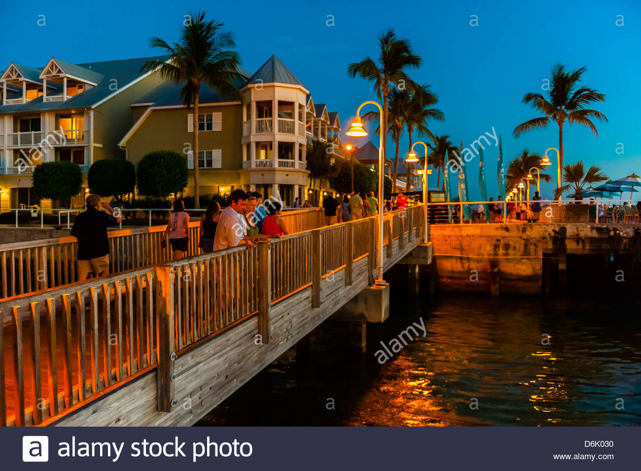 Sunset celebration, Mallory Square, Key West, Florida Keys, Florida