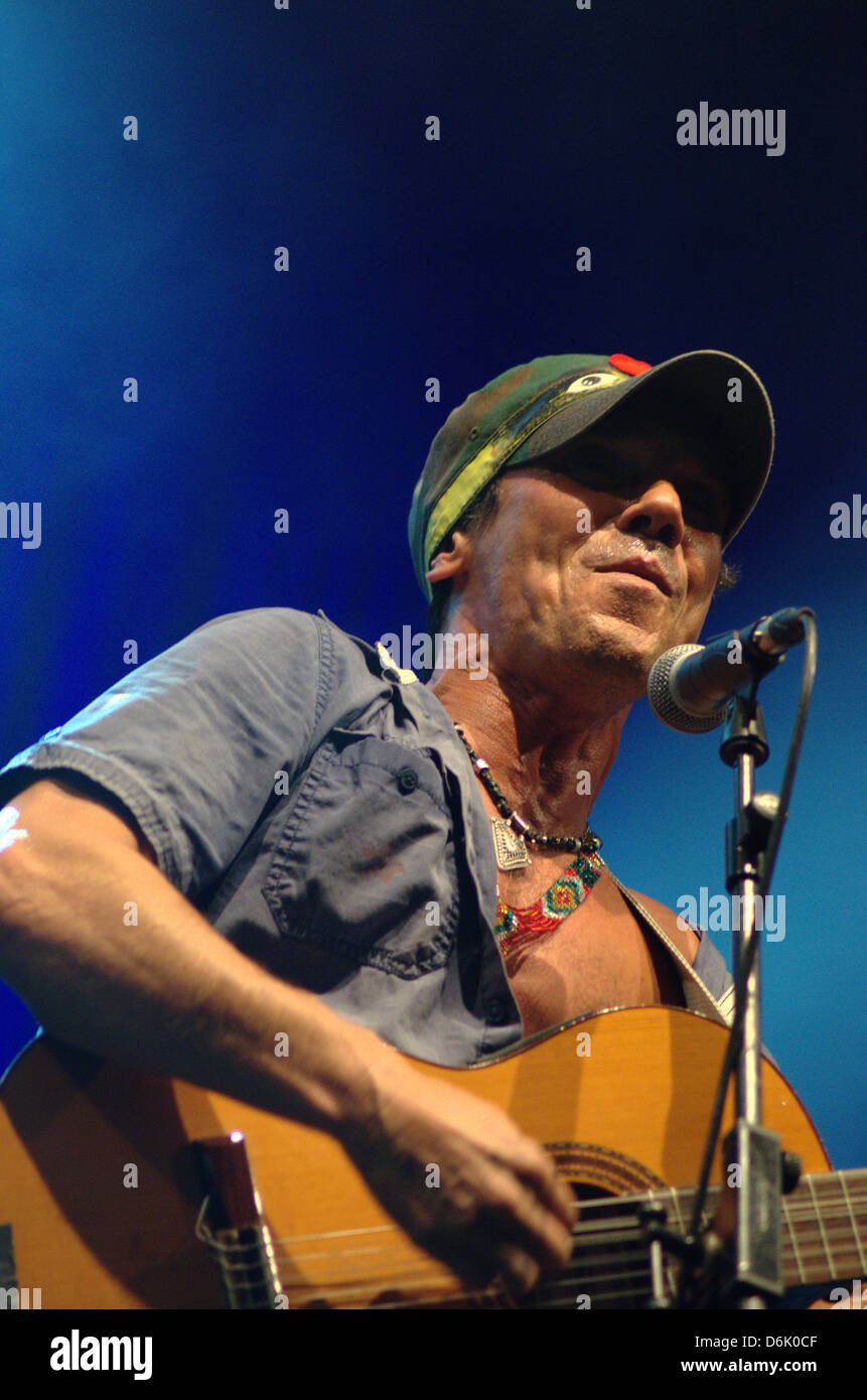 L’Hospitalet de Llobregat, Barcelona, Spain. 18th Apri, 2013.  Manu Chao opens Spring Party of L’Hospitalet de Llobregat in La Farga stage. Credit: Fco Javier Rivas Martin/Alamy Live News Stock Photo