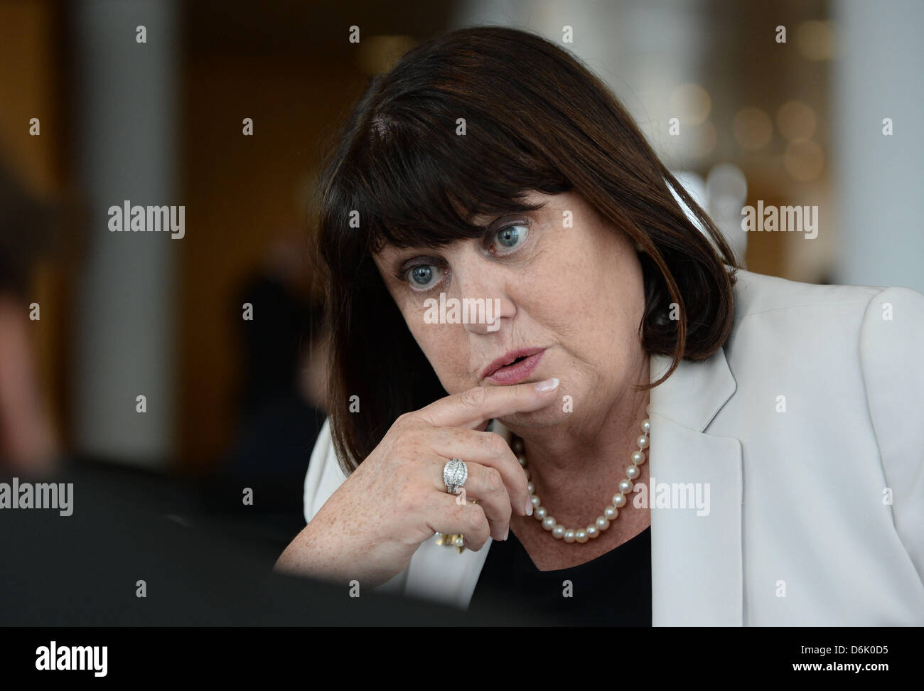 EU Science Commissioner Máire GeogheganQuinn from ireland speaks to