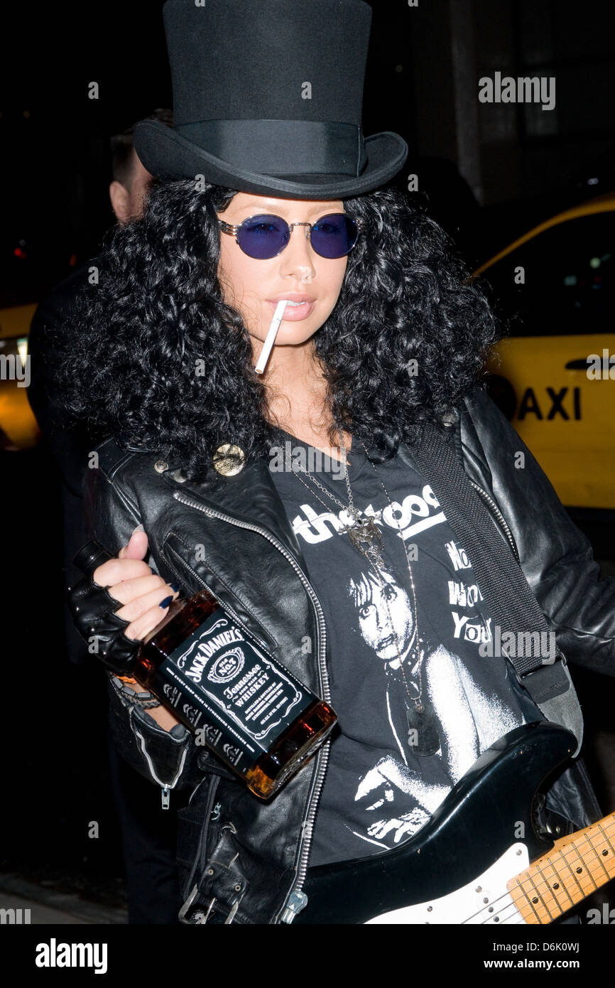 Amber Rose Heidi Klum's Halloween Party held at the Dream Downtown